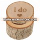 Wedding Decoration Natural Wooden Box For Ring Engagement Gifts Printed I do We do Rustic Wood Ring Bearer Box