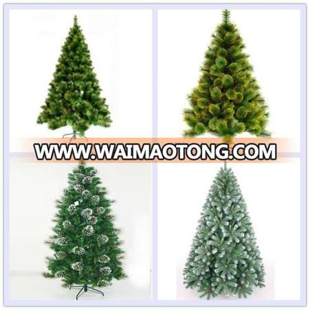 Christmas tree with metal base and factory price for Christmas tree decorations